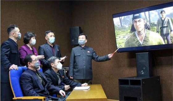 북한 '조선 4·26 아동영화촬영소'. ('조선의 오늘' 갈무리)© 뉴스1