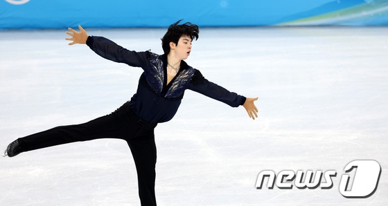 한국 남자 피겨스케이팅의 간판 차준환. 2022.2.10/뉴스1 © News1 박지혜 기자