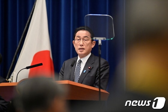 기시다 후미오 일본 총리. © 로이터=뉴스1 © News1 정윤영 기자