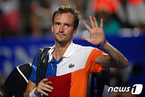 남자 테니스 세계 랭킹 1위 다닐 메드베데프 © AFP=뉴스1