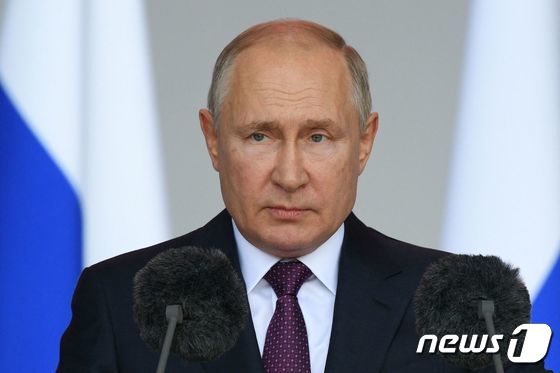 블라디미르 푸틴 러시아 대통령 2021.08.23 © AFP=뉴스1 © News1 정윤미 기자