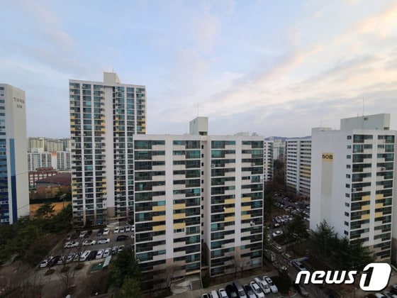 성남시 분당구의 한 아파트 단지.(성남시 제공) © News1 김평석 기자