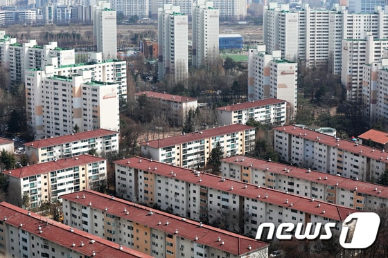  서울 양천구 목동 아파트 모습. 2022.3.15/뉴스1 © News1 민경석 기자