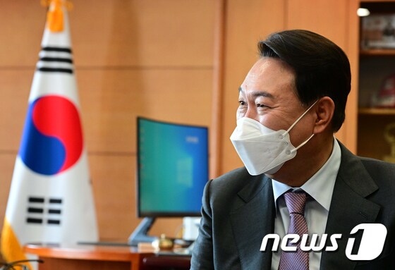 윤석열 대통령 당선인. 2022.4.15/뉴스1 © News1 인수위사진기자단