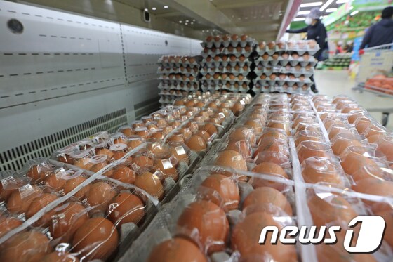 대형마트에 판매 중인 계란. (사진은 기사 내용과 무관함) /뉴스1 © News1 황기선 기자