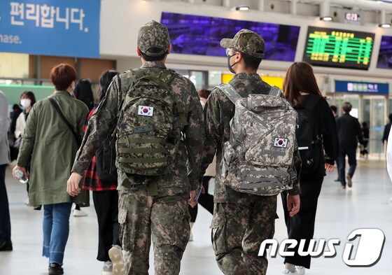 군 장병. /뉴스1 © News1 박세연 기자