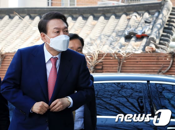 윤석열 대통령이 당선인. 2022.4.4/뉴스1 © News1 인수위사진기자단