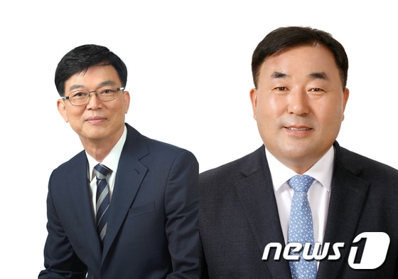 이정운(왼쪽)·최옥수 더불어민주당 전남 무안군수 경선 후보.2022.5.1/뉴스1 