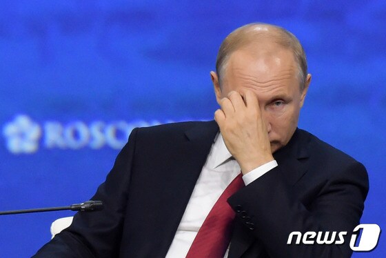 블라디미르 푸틴 러시아 대통령. 2019.06.07 © AFP=뉴스1 © News1 정윤미 기자