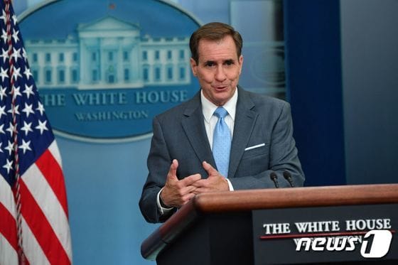 존 커비 미국 백악관 국가안보회의 대변인. © AFP=뉴스1