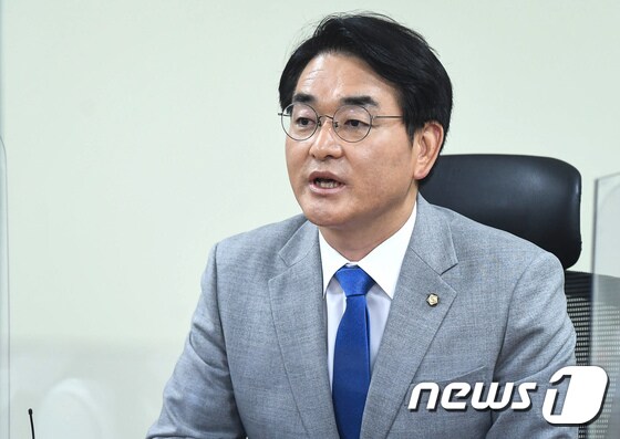 박용진 더불어민주당 의원. (공동취재) 2022.6.30/뉴스1 © News1 유승관 기자