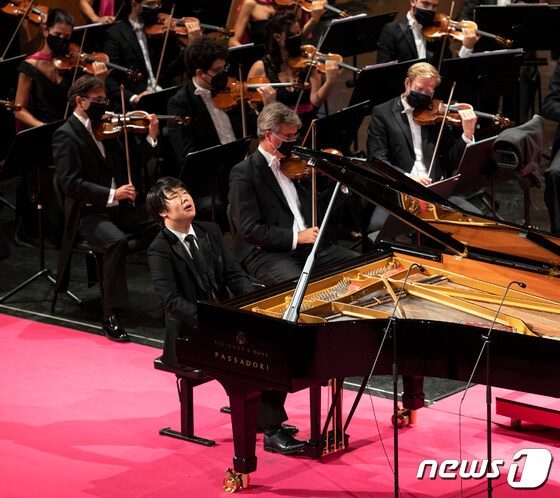 2021년 부조니 국제 피아노 콩쿠르 연주 장면© 뉴스1