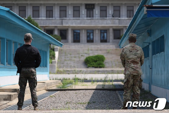 판문점 공동경비구역(JSA)./뉴스1 © News1 사진공동취재단