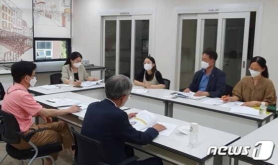 충북교사노조-충북교육감직 인수위 2차 정책협의회.© 뉴스1