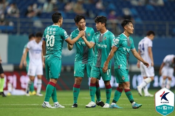 프로축구 K리그2 2위에 오른 대전 하나시티즌. © 뉴스1