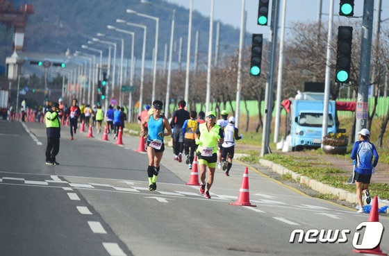 2019년 열린 김대중 마라톤대회 모습/뉴스1