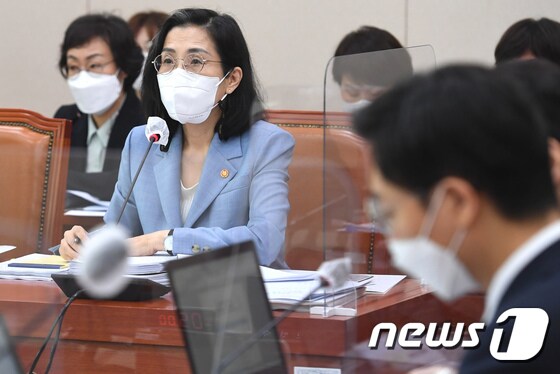김현숙 여성가족부 장관. (공동취재) 2022.8.18/뉴스1 © News1 유승관 기자