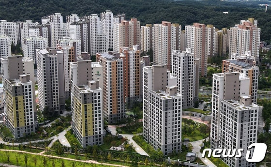대전시내 아파트단지 모습. 2022.9.1/뉴스1 © News1 김기태 기자