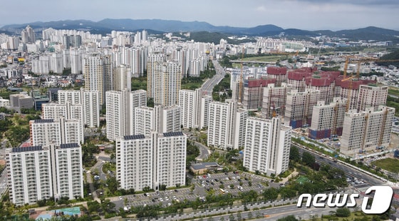 대전지역 아파트 모습. 2022.9.1/뉴스1 © News1 김기태 기자