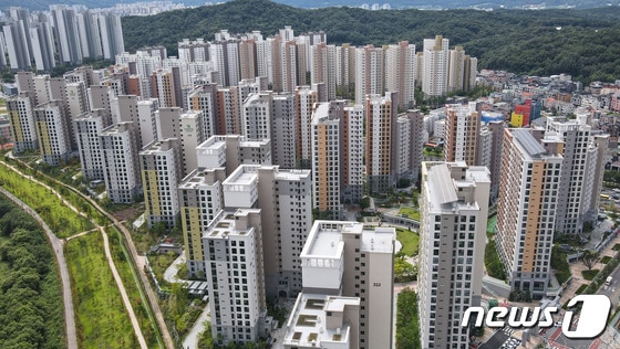 대전시내 아파트단지 모습.  2022.9.1/뉴스1 © News1 김기태 기자