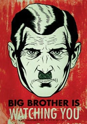 소설 '1984'에 나오는 전체주의국가 오세아니아의 지도자 '빅브라더'. / 사진=위키피디아 