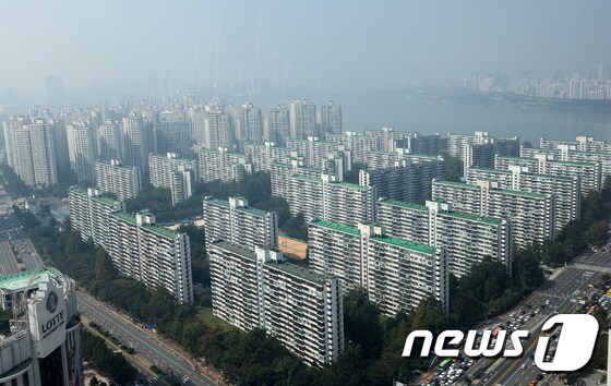 서울 도심 아파트 단지의 모습. 2022.9.29/뉴스1 © News1 이동해 기자