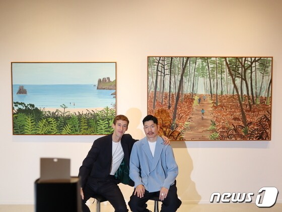 장 줄리앙(좌)과 허재영 디렉터. 2022.9.30/뉴스1 © News1 김정한 기자