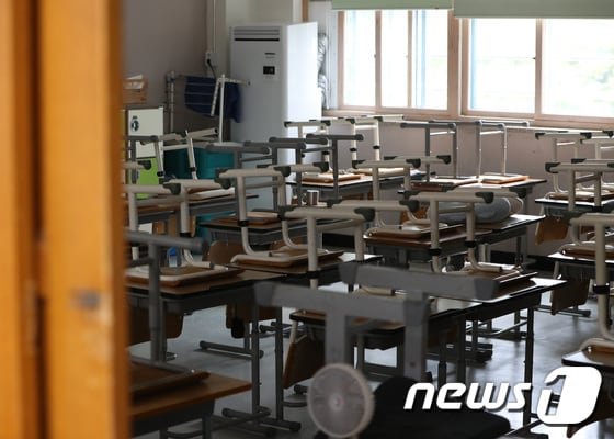 한 학교 교실의 모습. (사진은 기사 내용과 무관함) / 뉴스1 © News1 김영운 기자