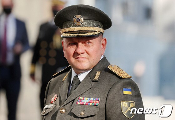발레리 잘루즈니 우크라이나 군 총사령관. 2021. 10. 19. © 로이터=뉴스1 © News1 최서윤 기자