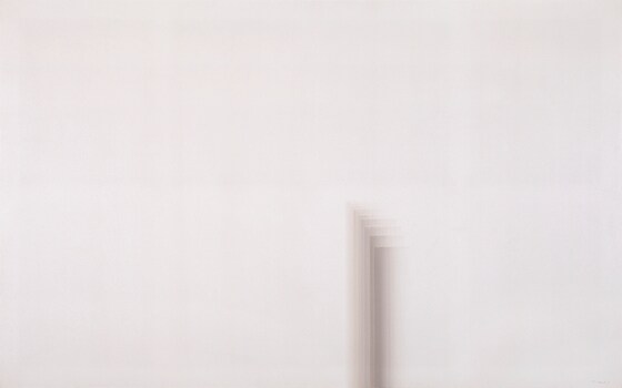  이동엽 LEE Dong-Youb, 사이-여백 908 Interspace-Void 908, 1991, 캔버스에 아크릴릭 Acrylic on canvas, 162.2x259cm (학고재 제공)