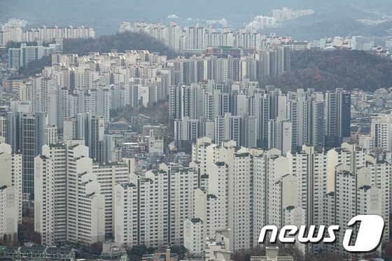 서울 도심 아파트 단지들.  2023.11.29/뉴스1 © News1 유승관 기자