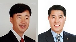 전북 정읍시의회 이만재 의원(왼쪽)과 정상철 의원(오른쪽)이 전라북도 시·군의회 의장협의회로부터 지방의정봉사상을 수상했다.(뉴스1/DB)