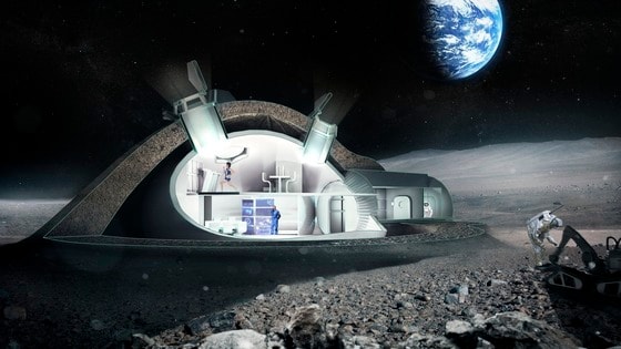 [서소문본관] 노만 포스터 개인전(가제)｜달 거주 프로젝트(Lunar Habitation), ⓒ ESA 포스터 앤 파트너스(Foster + Partners)