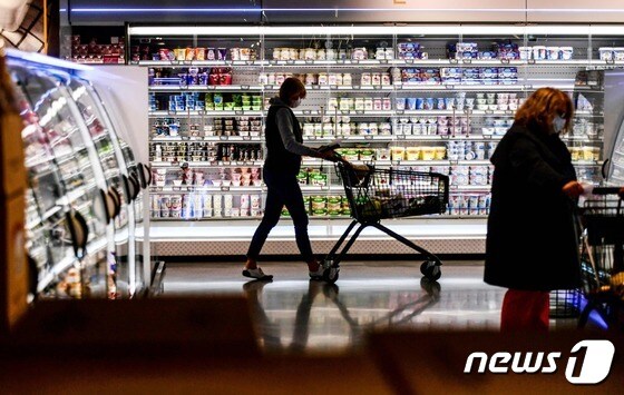 독일의 한 슈퍼마켓© AFP=뉴스1