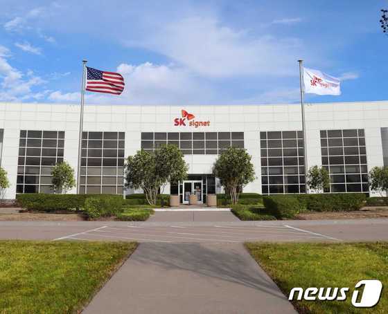SK시그넷의 미국 텍사스주 초급속충전기 생산 공장(SK시그넷 제공)