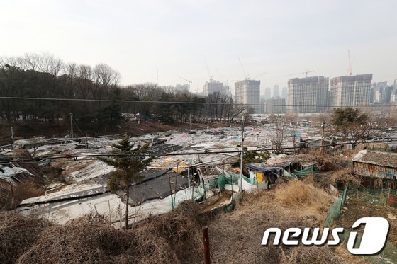 서울 강남구 구룡마을. 2023.2.7/뉴스1 © News1 박세연 기자