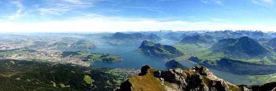 스위스 루체른 호수 전경. /사진=위키피디아 