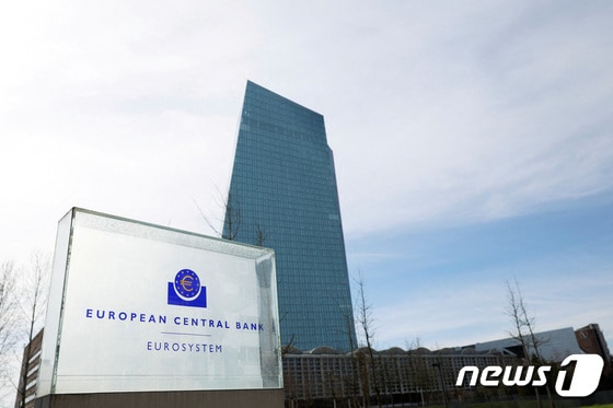 독일 프랑크푸르트에 위치한 유럽중앙은행(ECB) 본사 2023.3.16 © 로이터=뉴스1 © News1 정윤미 기자