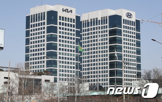 서울 서초구 양재동 현대자동차, 기아 본사 빌딩 모습. /뉴스1 © News1