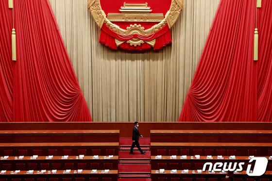 중국 전국인민대표회의(전인대)가 5일 오전 개막했다. © 로이터=뉴스1