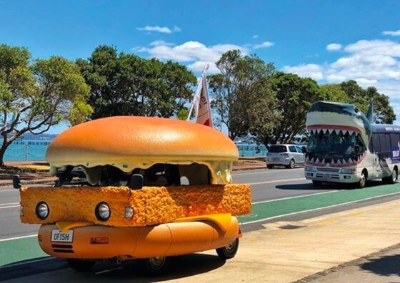 우버 이츠  호주 맥도날드 피시버거 런칭 기념 차량 호출 서비스 이벤트(우버 제공)