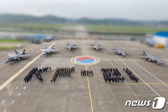 KF-21 시제기들의 모습.  (방위사업청 제공) 2023.6.28/뉴스1