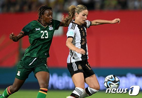 독일과 잠비아의 친선 경기© AFP=뉴스1