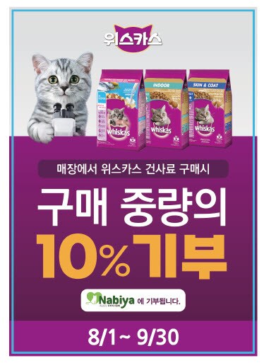 한국마즈가 고양이의 날을 맞아 기부 프로모션을 진행한다.(마즈 제공) © 뉴스1
