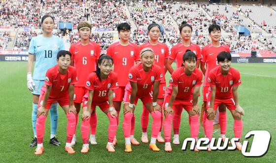 한국 여자축구 대표팀 2023.7.8/뉴스1 © News1 DB