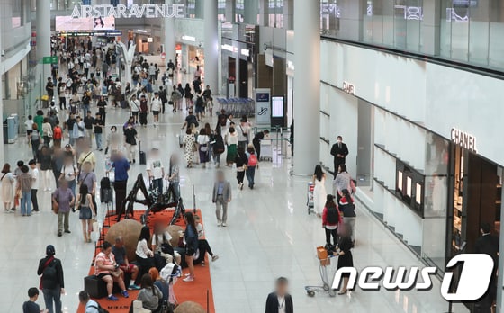 인천국제공항 면세점 모습./뉴스1 © News1 허경 기자
