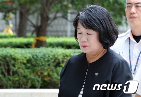 무소속 윤미향 의원. 2023.8.9/뉴스1 © News1 박정호 기자