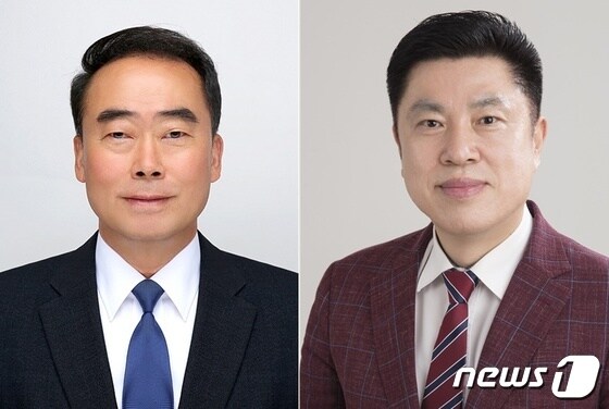 더불어민주당 조성칠(왼쪽), 국민의힘 김연수 예비후보. /뉴스1
