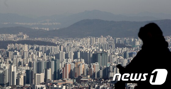 서울 지역 아파트 단지 전경.© News1 이광호 기자