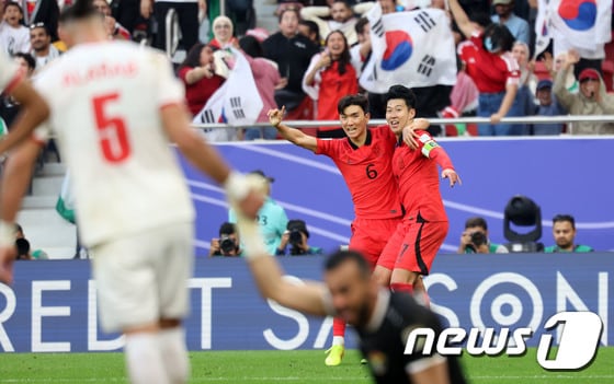 요르단을 상대로 골을 넣은 한국2024.1.20/뉴스1 © News1 김성진 기자